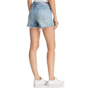NWOT, REVOLVE Blank NYC Fulton Cut Off Raw Hem Light Wash Denim Shorts, 27